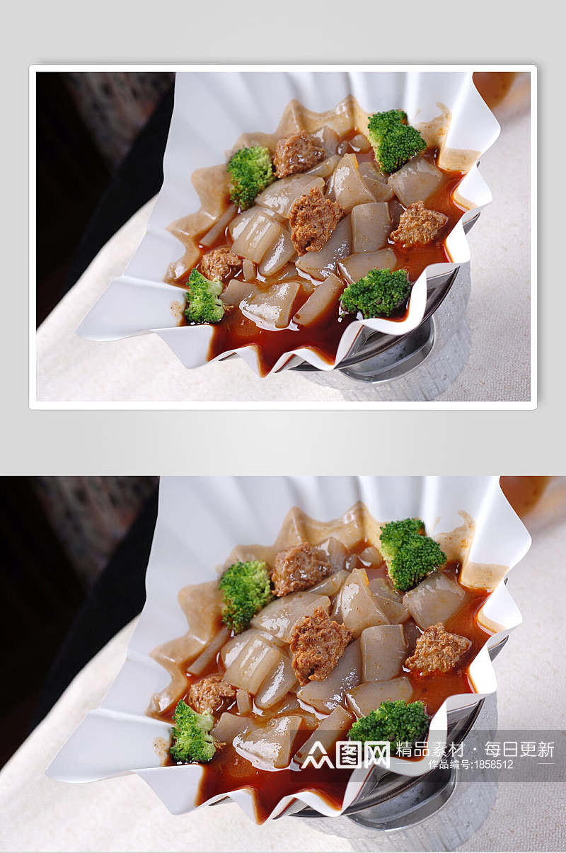 套餐芋儿丸子锅美食图片素材