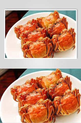 大闸蟹面包蟹美食图片