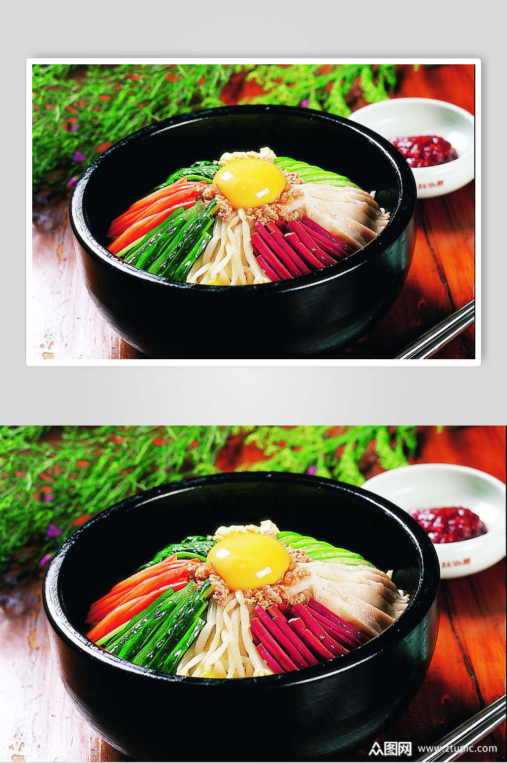 石锅拌饭美食高清图片素材