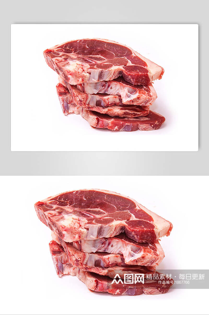 肉质鲜嫩羊肉高清图片素材