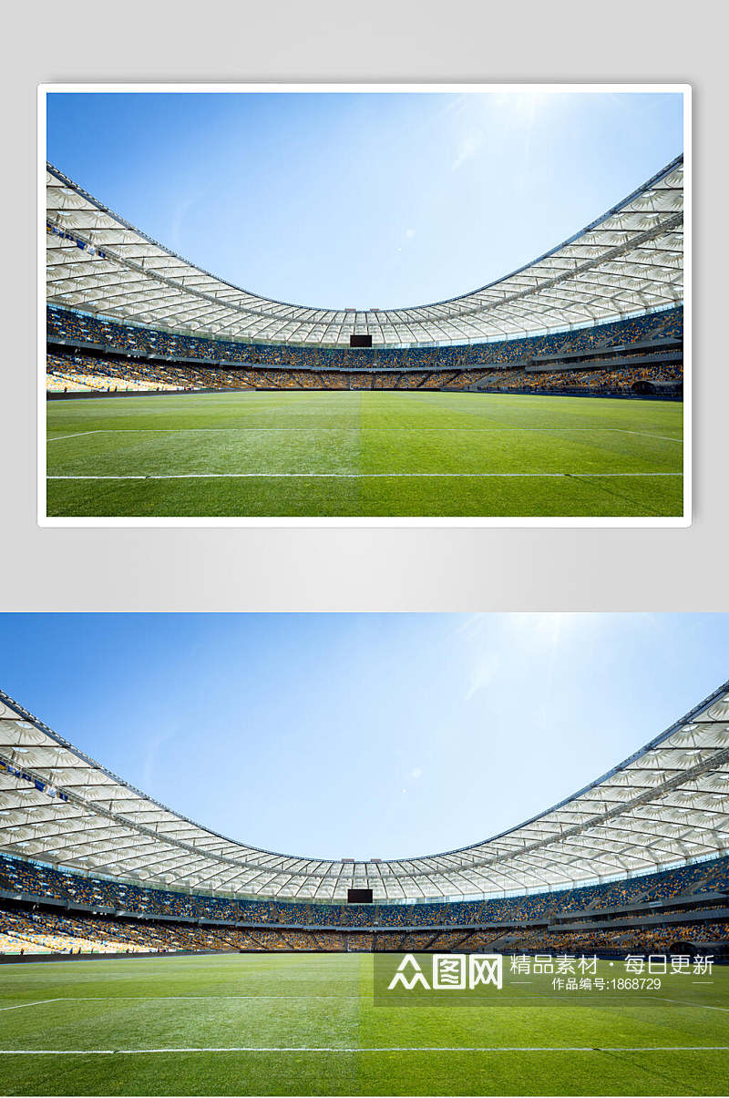 足球运动场摄影元素图片素材