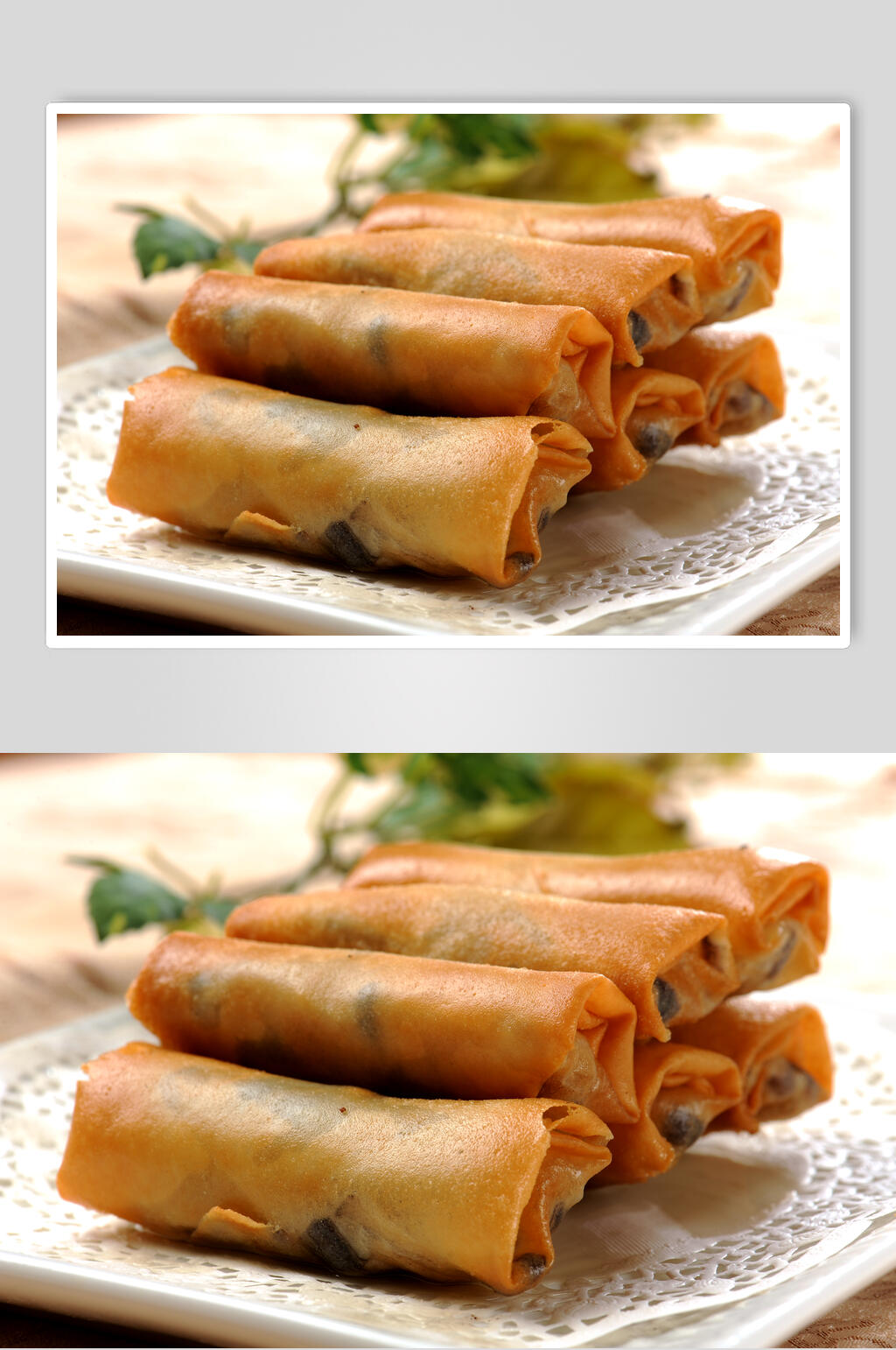 美味春卷美食摄影素材图片素材