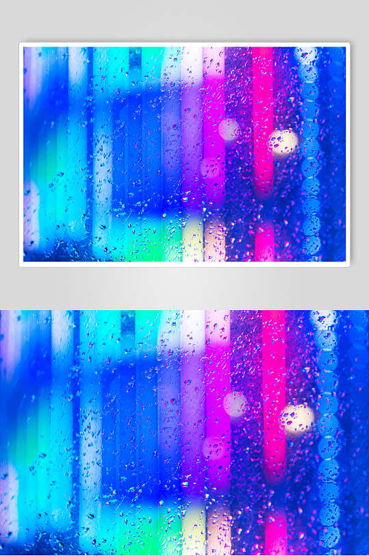 真实透明水珠雨滴摄影背景图片