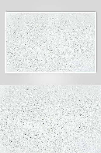 白色背景透明水珠雨滴图片