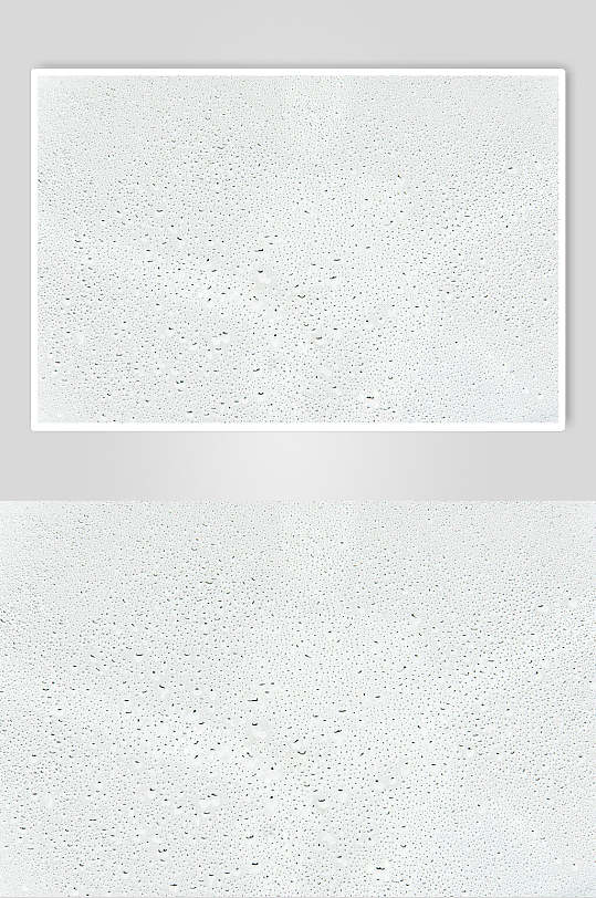 白色背景透明水珠雨滴图片