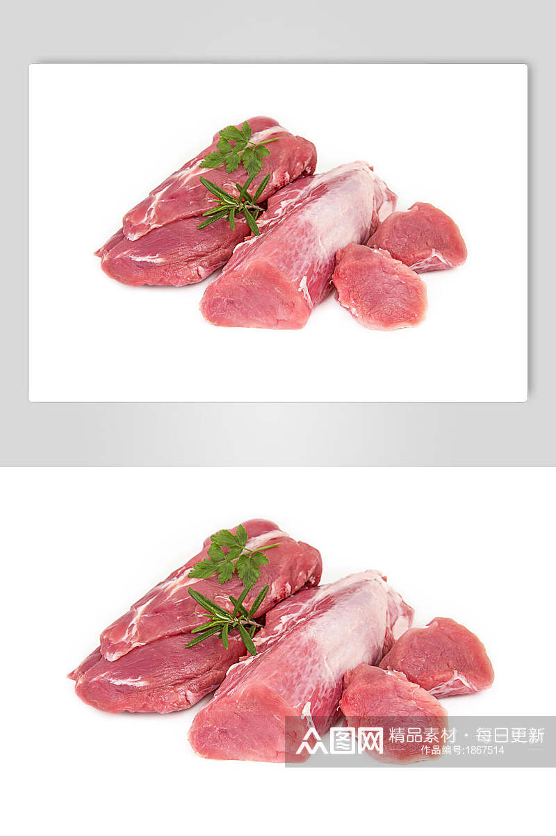 高山猪肉图片素材