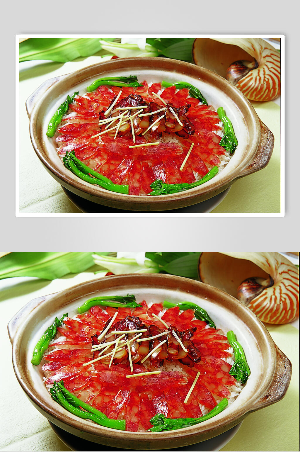 腊味煲仔饭食品高清图片素材