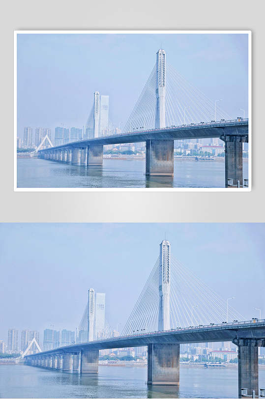 城市长沙大桥摄影图片