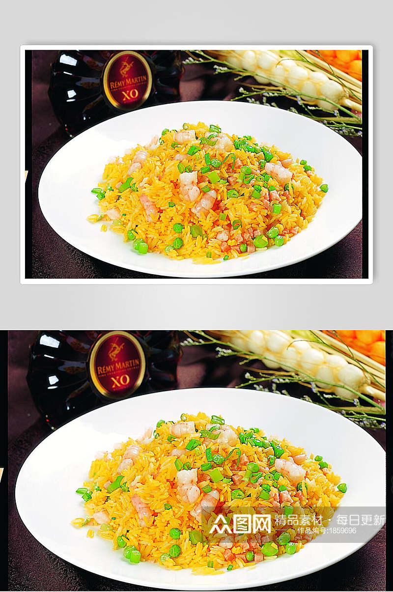 扬州炒饭食品高清图片素材