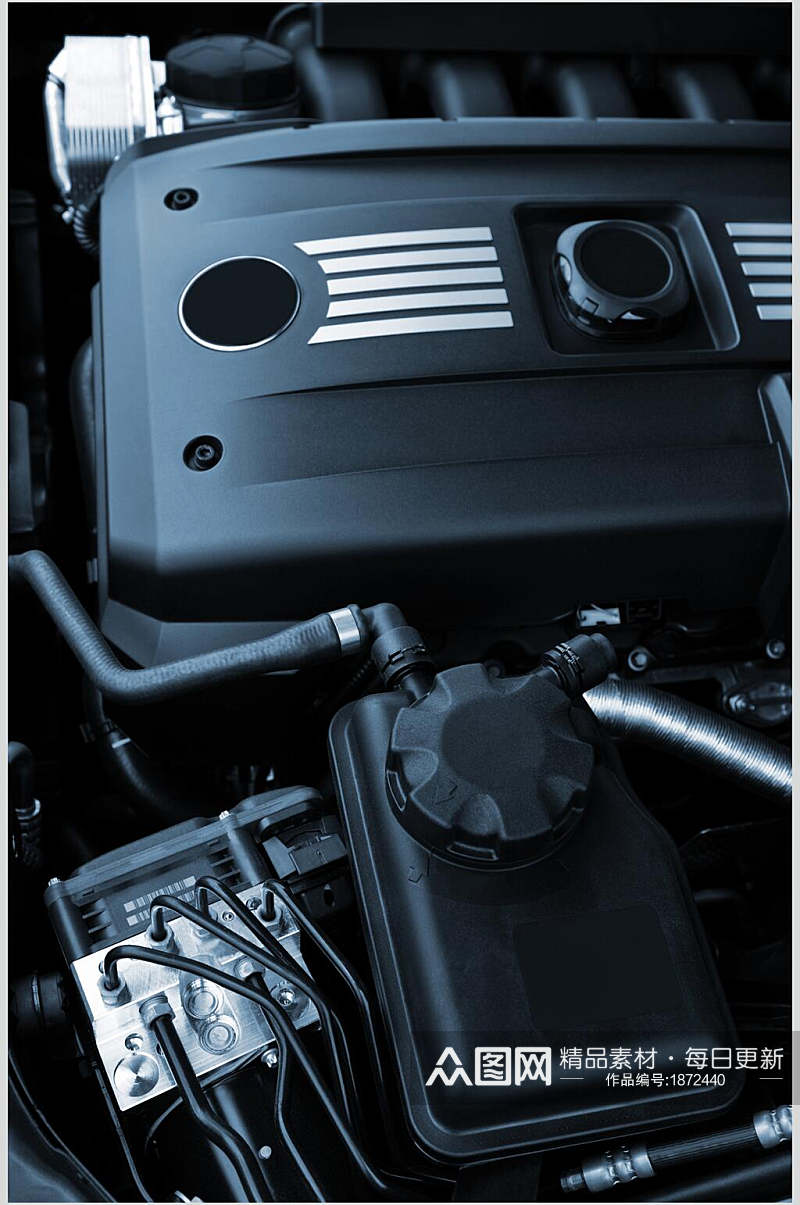 汽车引擎零件机箱高清图片素材