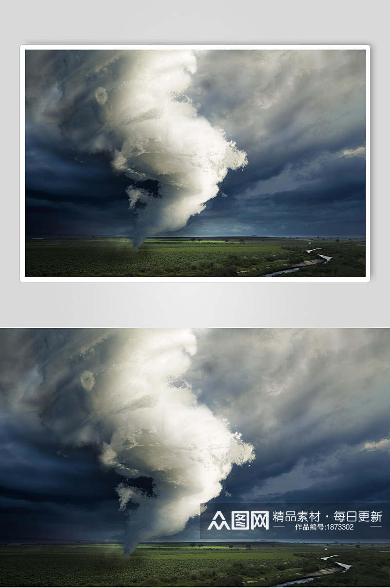 可怕龙卷风摄影元素图片素材