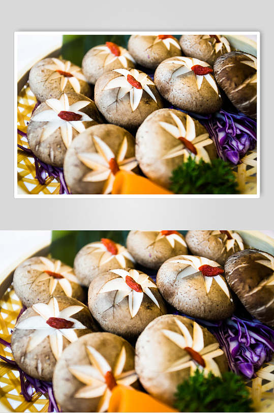 香菇片摆盘图片立即下载火锅配菜香菇片片图片立即下载火锅配菜香菇片