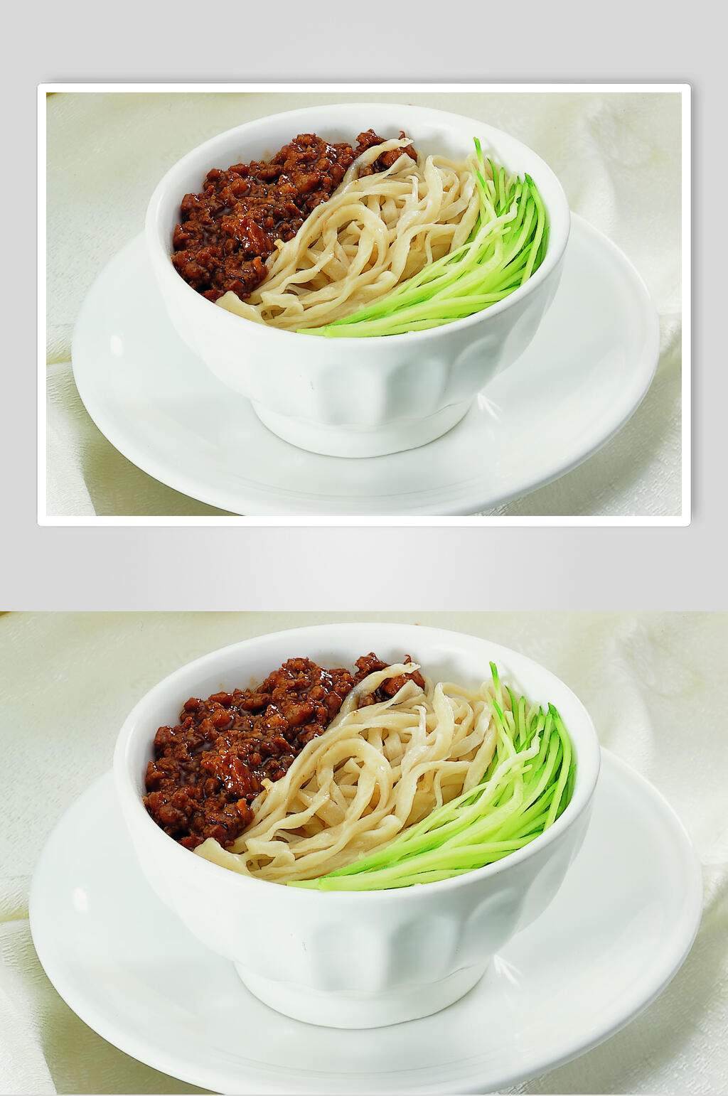 酱香美味炸酱面食品图片素材