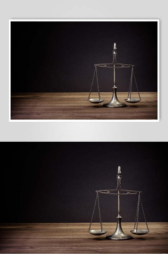 公正法槌天秤摄影背景图片
