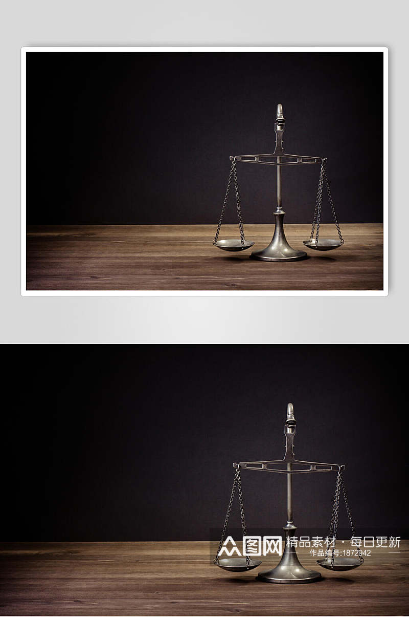 公正法槌天秤摄影背景图片素材