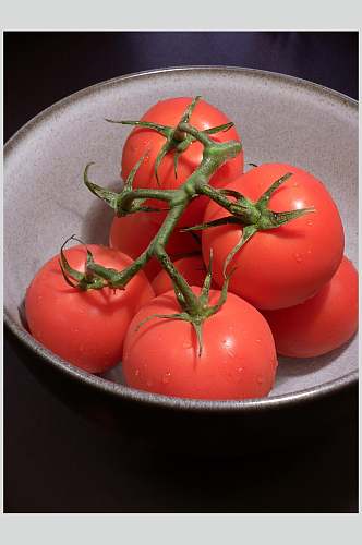 成熟西红柿摄影元素图片
