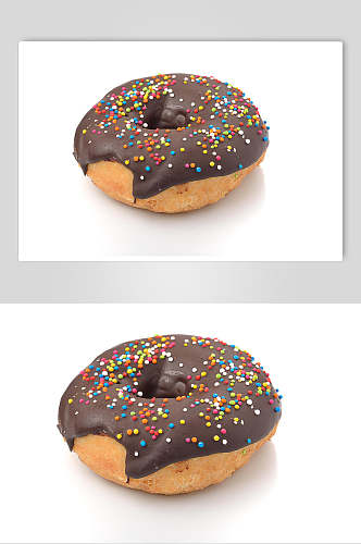 美食甜甜圈摄影背景图片
