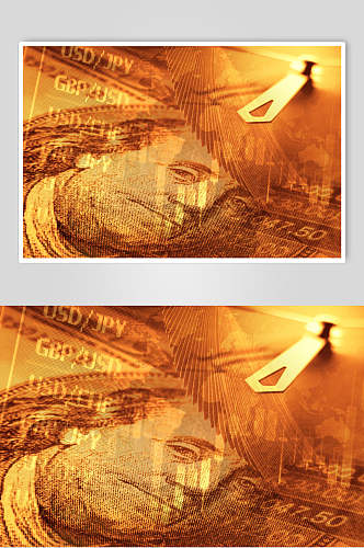 黄金人脸背景金融金币图片
