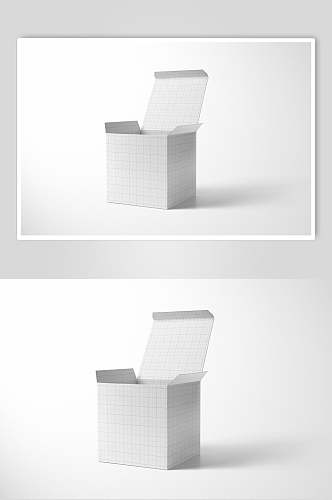 高端正方体纸盒样机设计