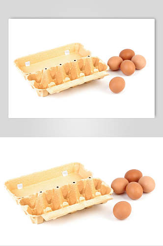 新鲜农机土鸡蛋素材图片