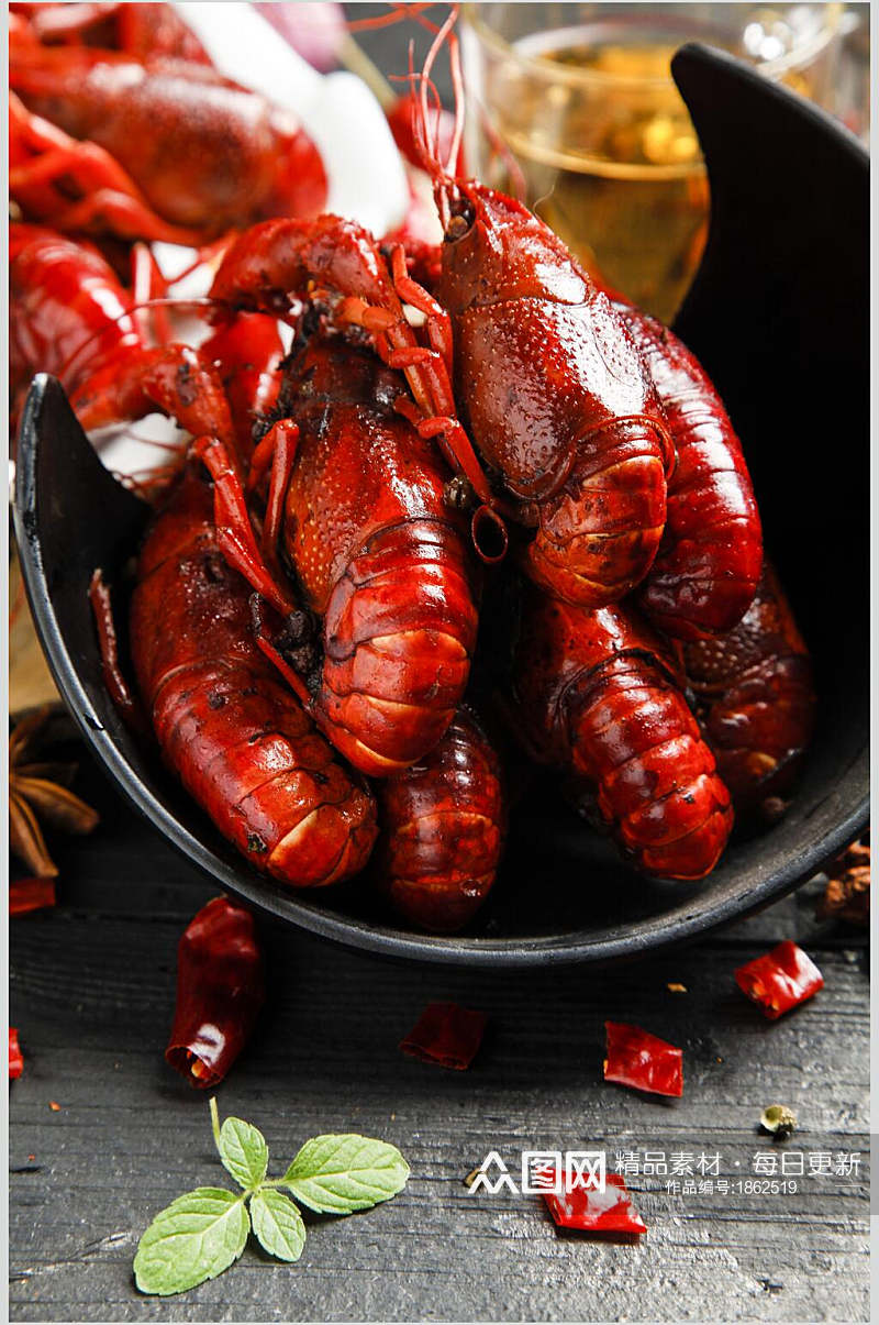 红红火火小龙虾图片素材
