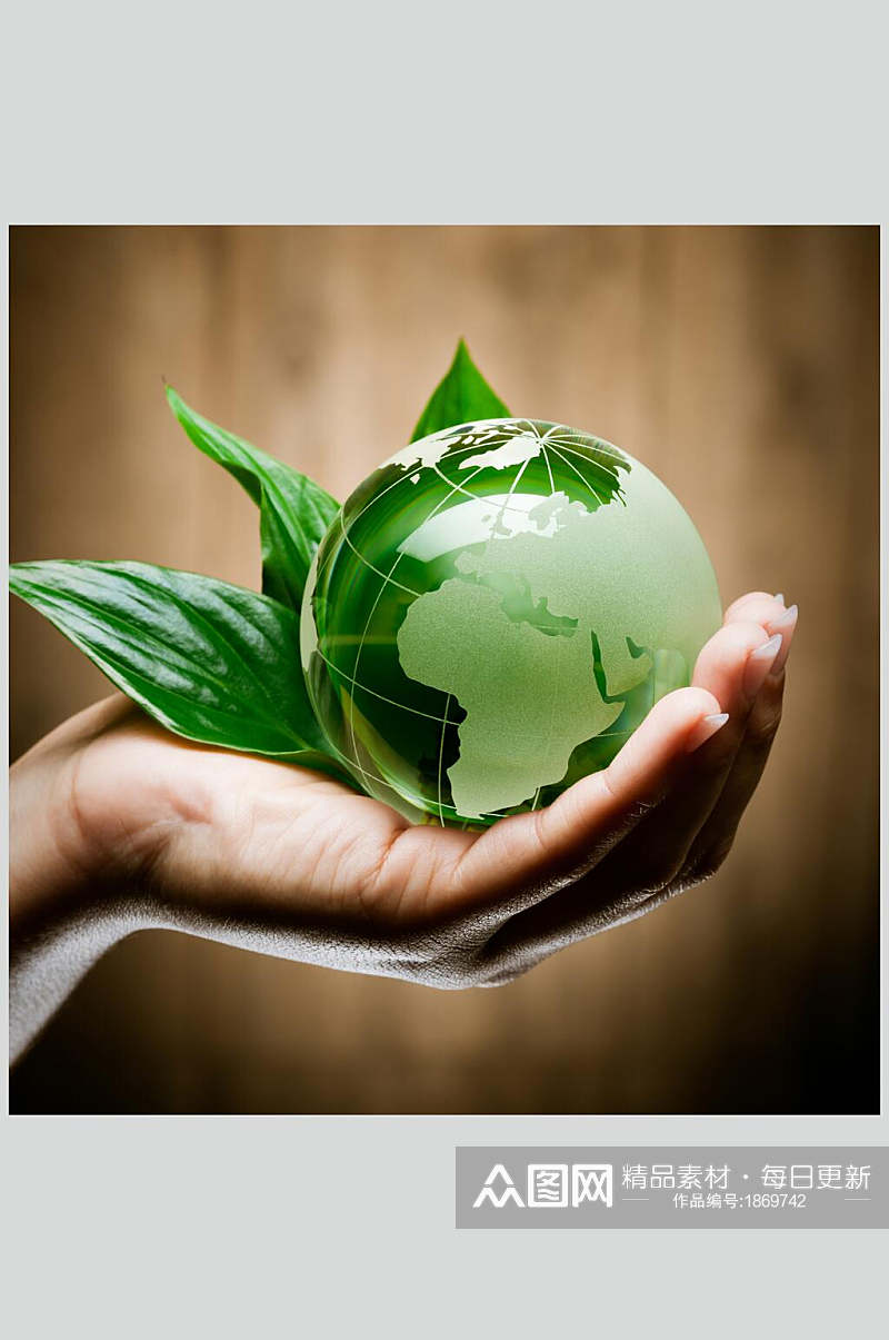 绿色保护地球节能环保图片素材