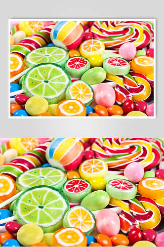 彩色糖果摄影图片
