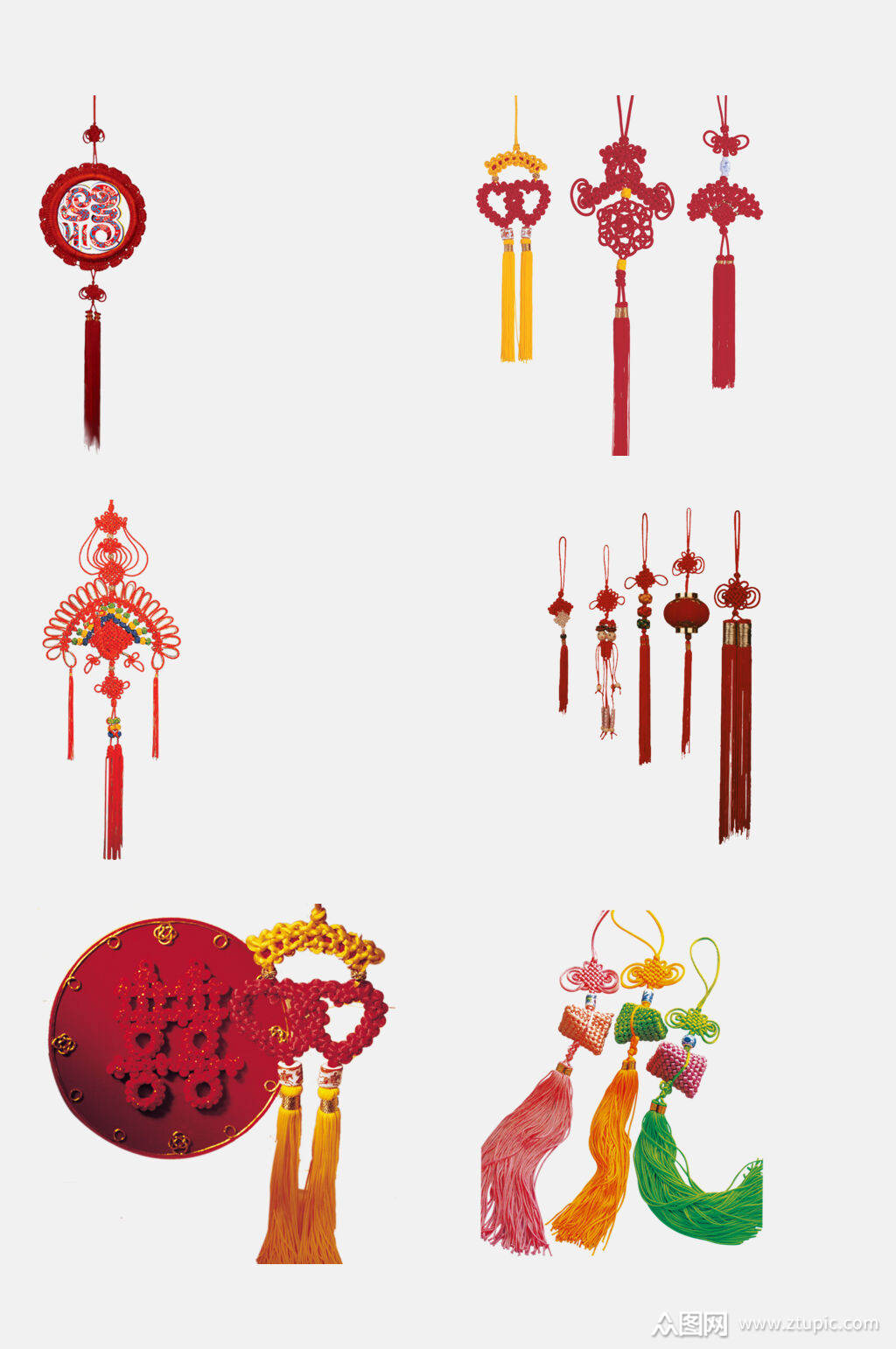 婚礼中国结中国风免抠元素