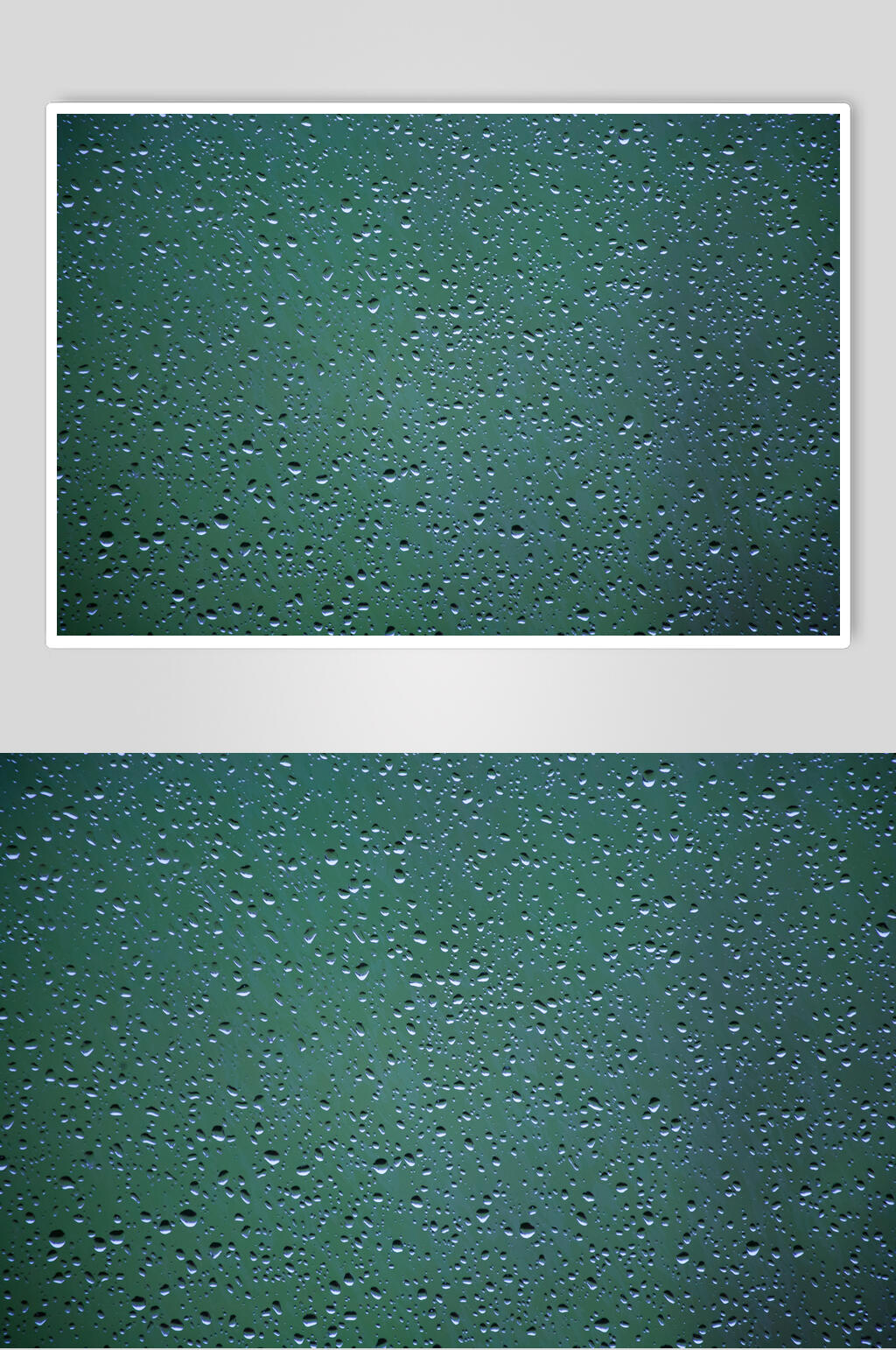 清爽透明水珠雨滴摄影元素图片素材