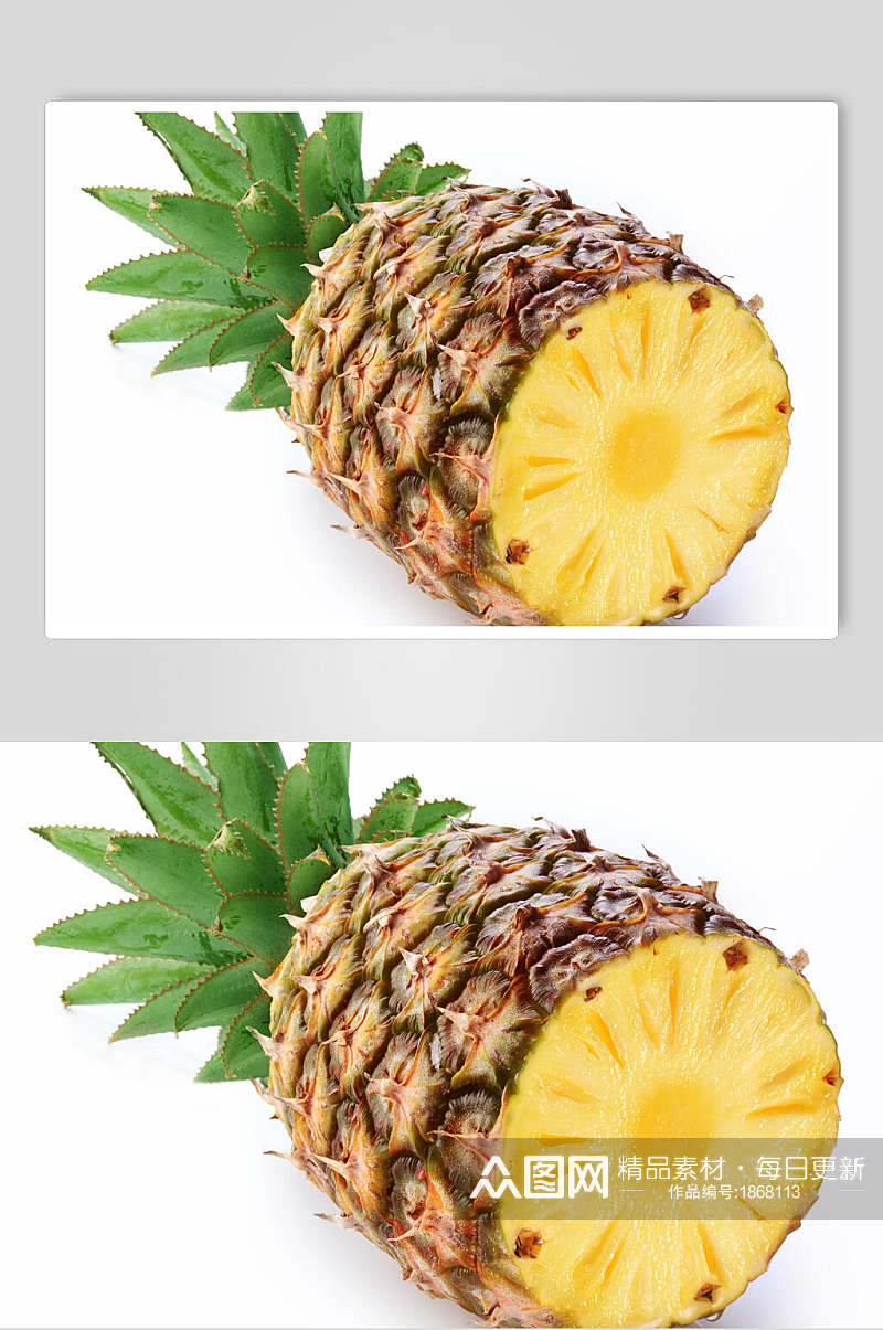 全生态菠萝摄影元素图片素材