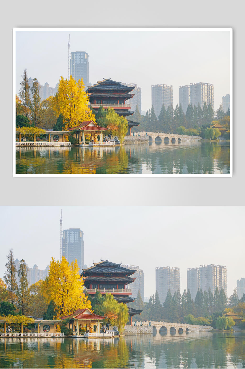 安徽合肥古逍遥津景区高清图片素材