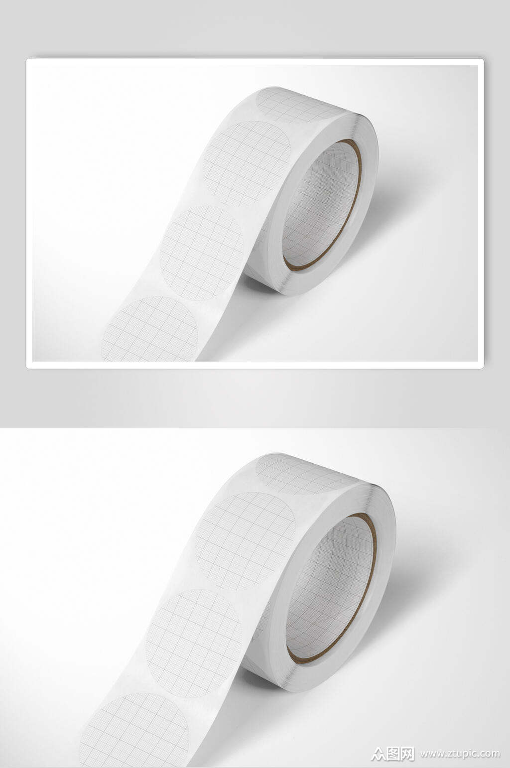 白色高端胶布样机设计模板下载-编号1910807-众图网