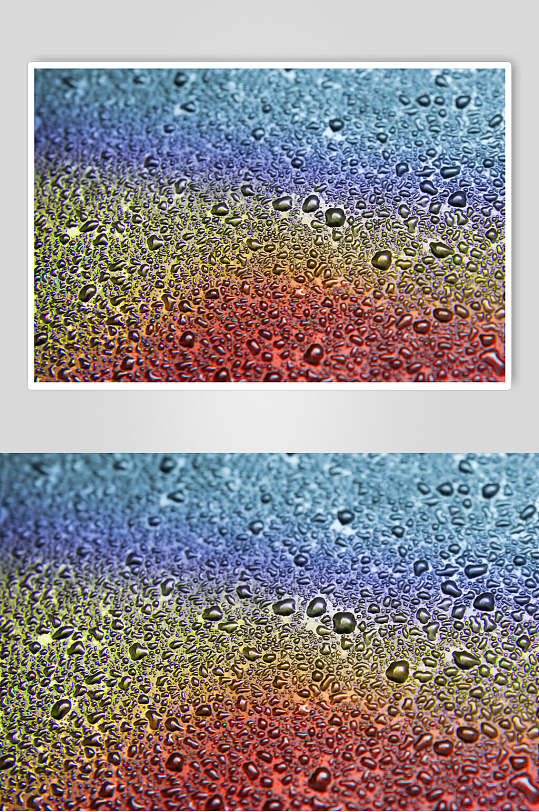 模糊透明水珠雨滴摄影背景图片