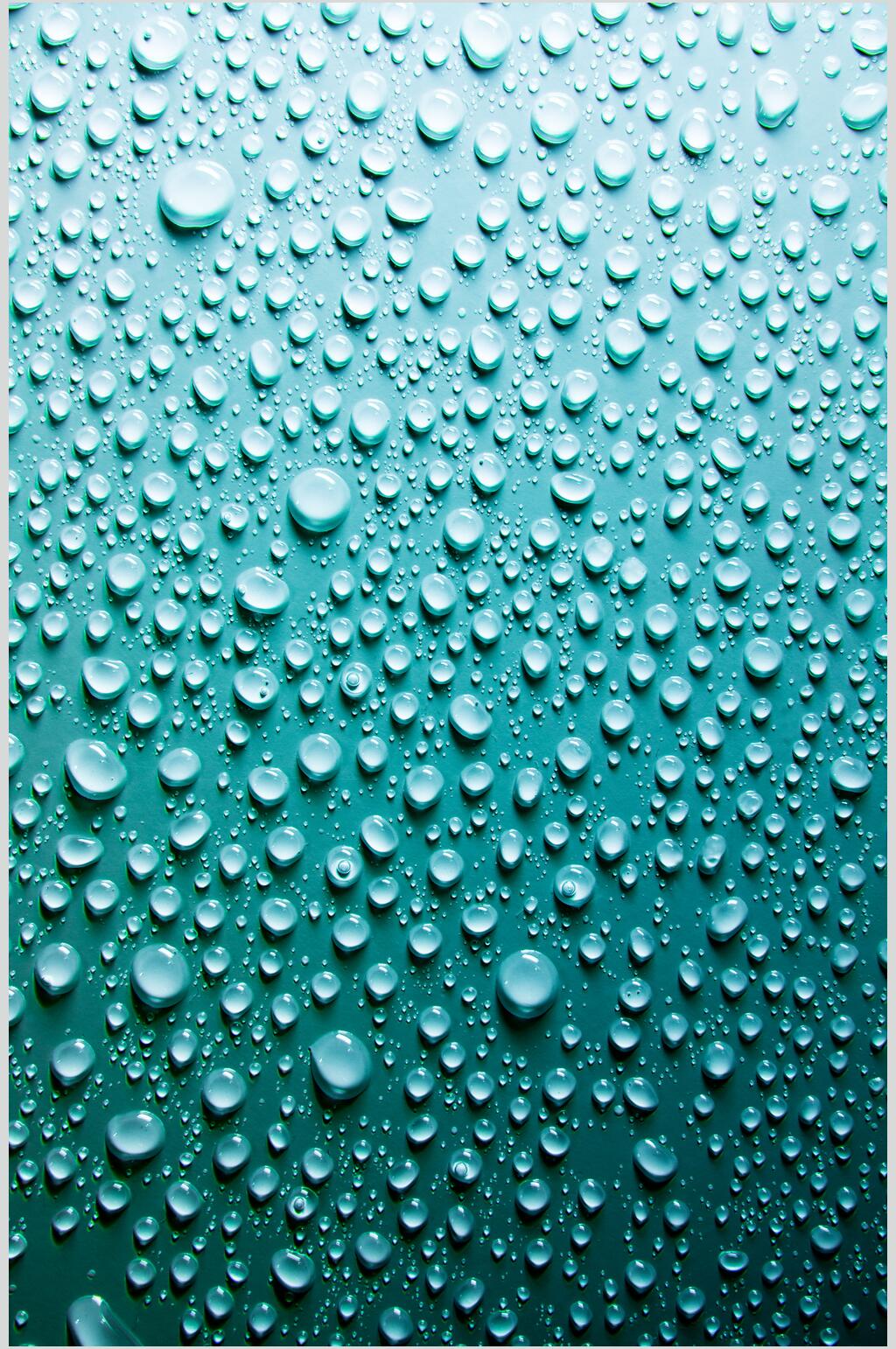 虚幻透明水珠雨滴摄影图片素材