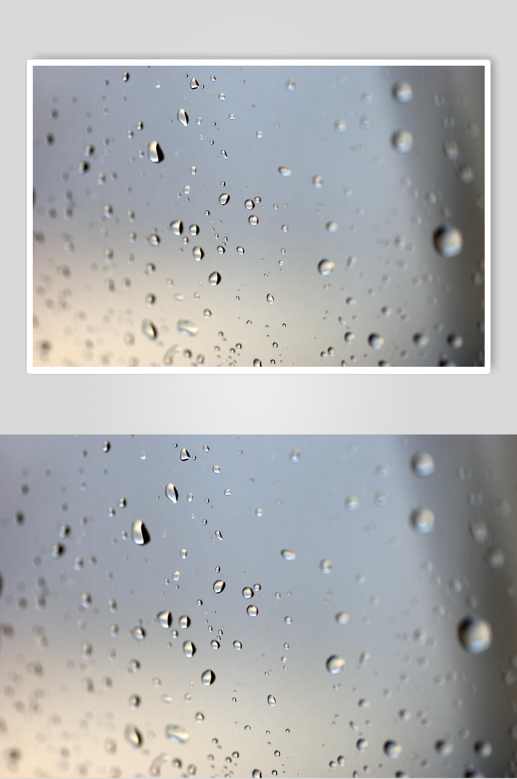 原创透明水珠雨滴图片素材
