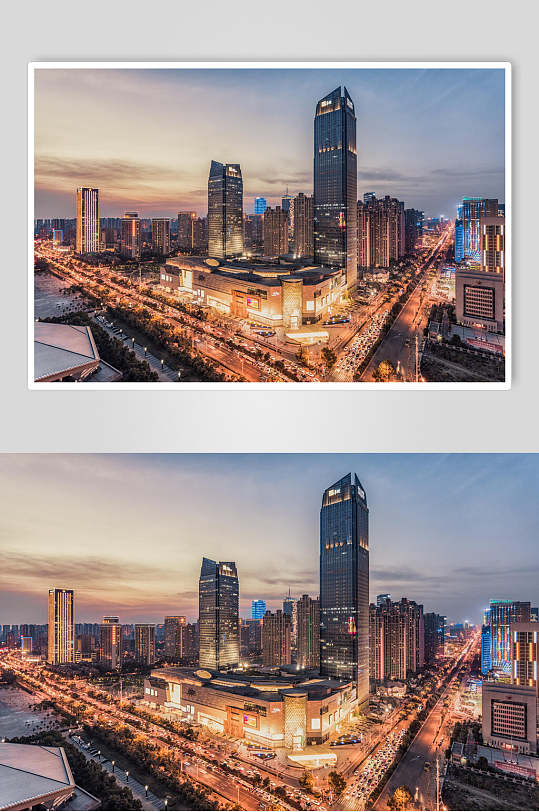 高楼大夏城市风光