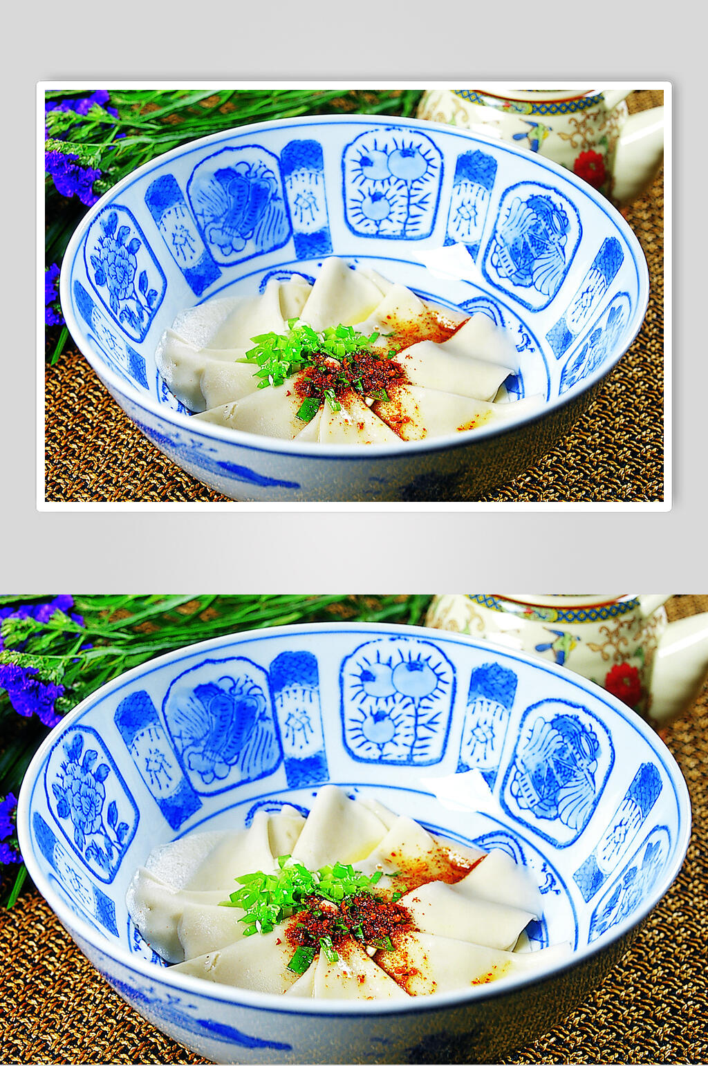 油泼饺子皮食品高清图片素材