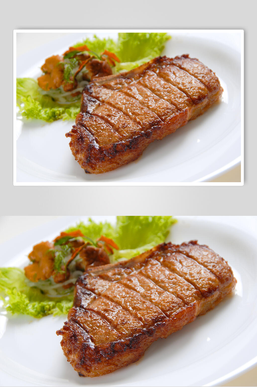 黑椒牛排美食摄影背景图片素材