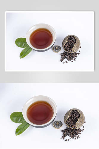高清柑普茶摄影素材图片