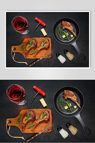 美味韩式烤肉摄影图片
