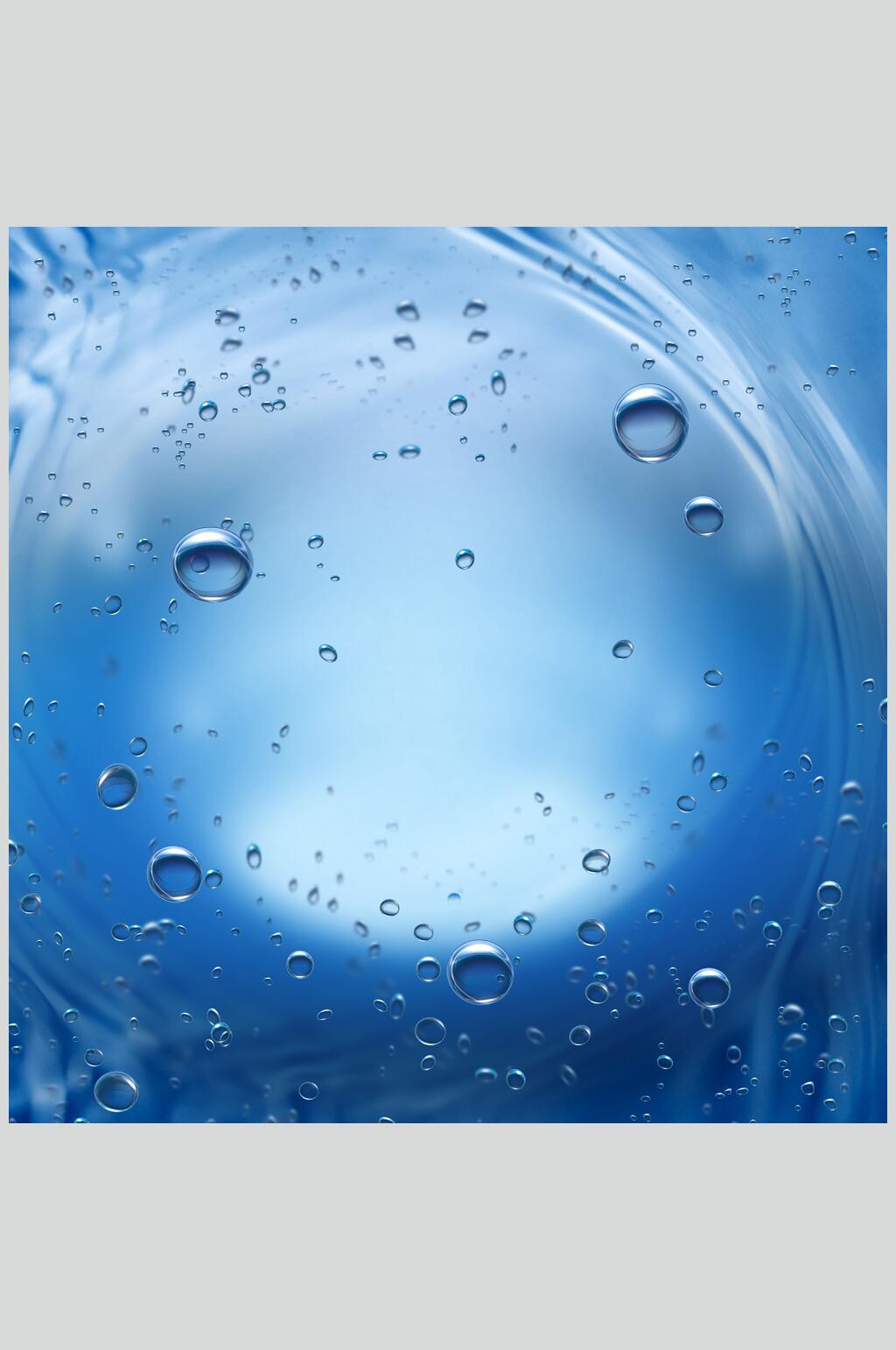 清爽透明水珠雨滴摄影元素图片素材