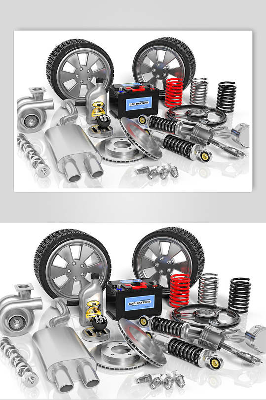 汽车引擎零件配件高清图片