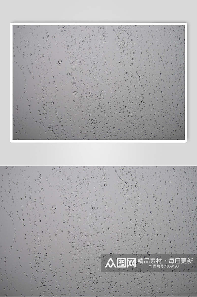 唯美透明水珠雨滴摄影素材图片素材