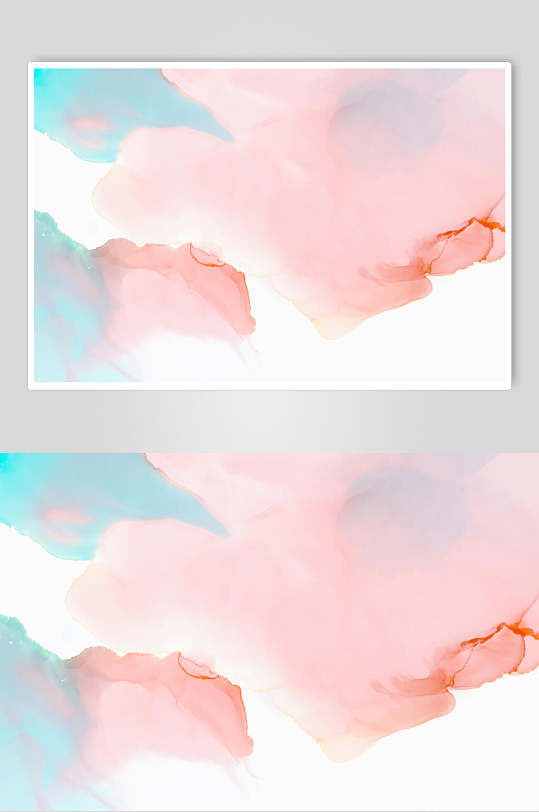 红蓝水彩渐变背景图片