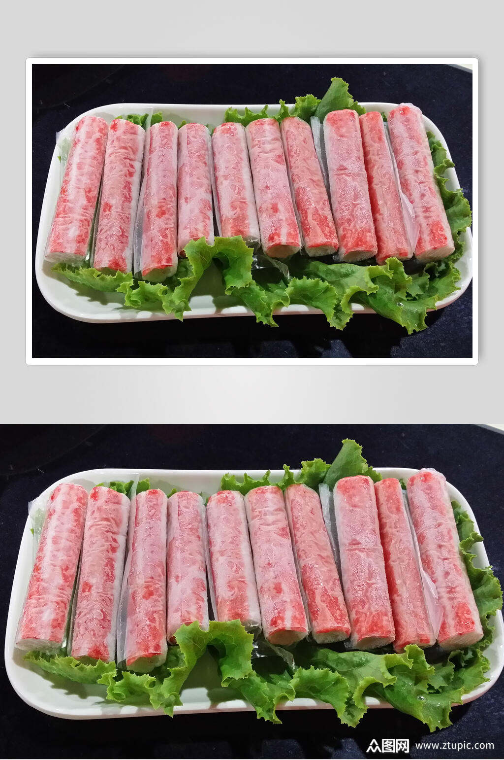 海鲜蟹棒美食高清图片