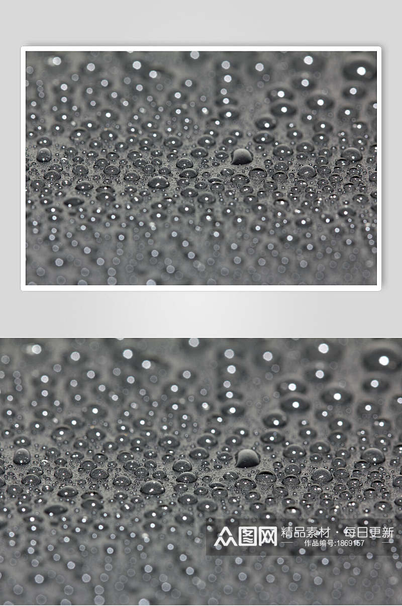虚幻透明水珠雨滴摄影背景图片素材