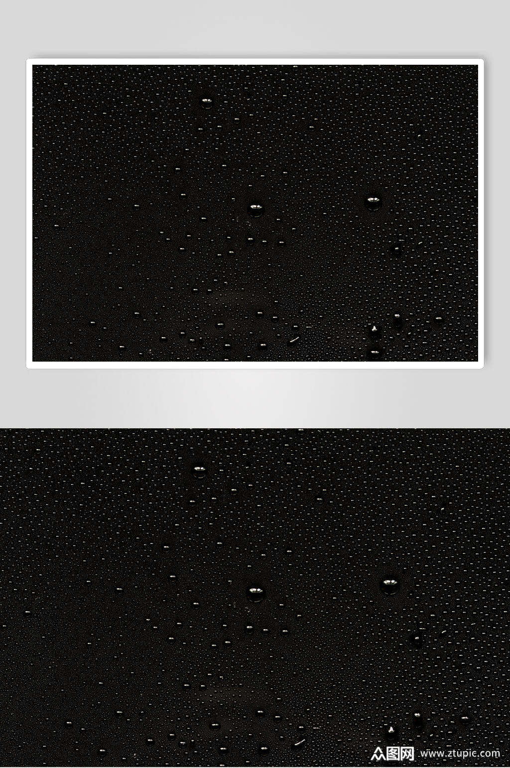 虚幻透明水珠雨滴摄影背景图片