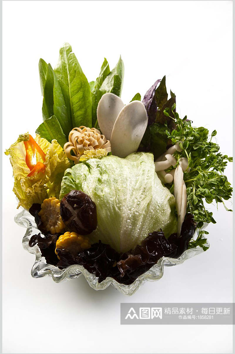 蔬菜拼盘美食图片素材