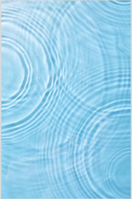 蓝色水面波浪波纹高清图片