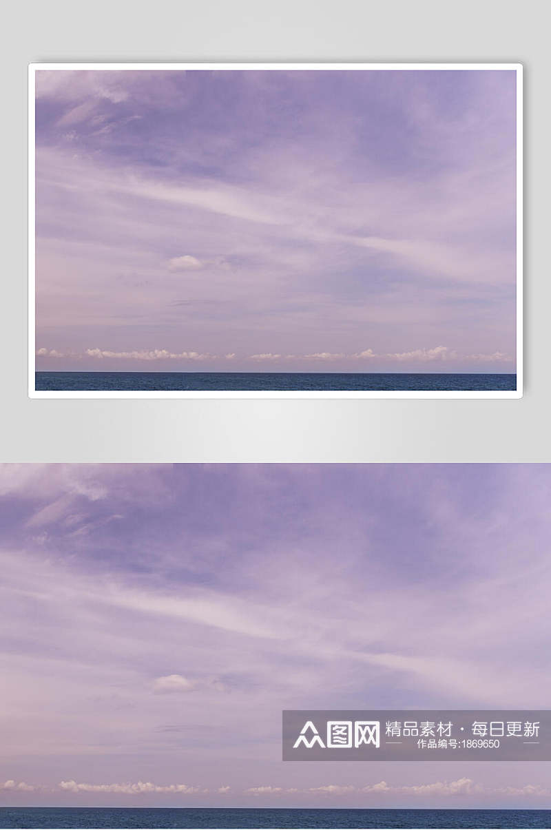 紫色夕阳朝霞高清图片素材
